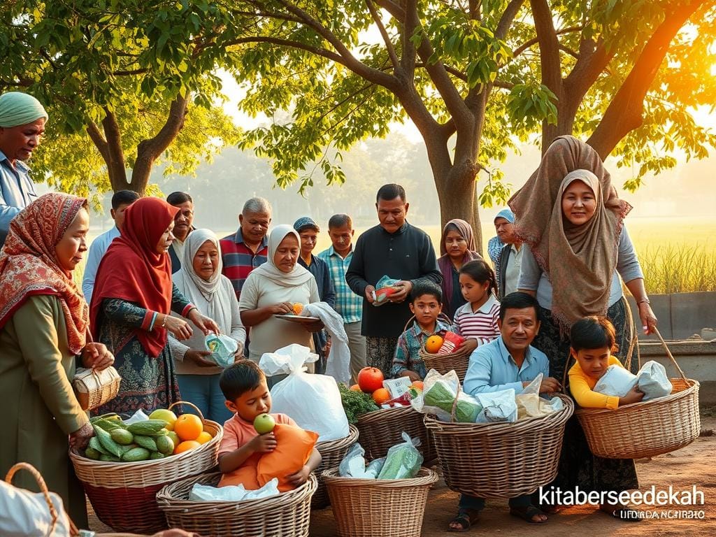 sedekah subuh sebaiknya diberikan kepada siapa