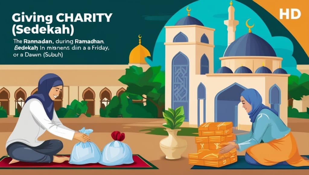 kapan waktu terbaik untuk sedekah dalam Islam