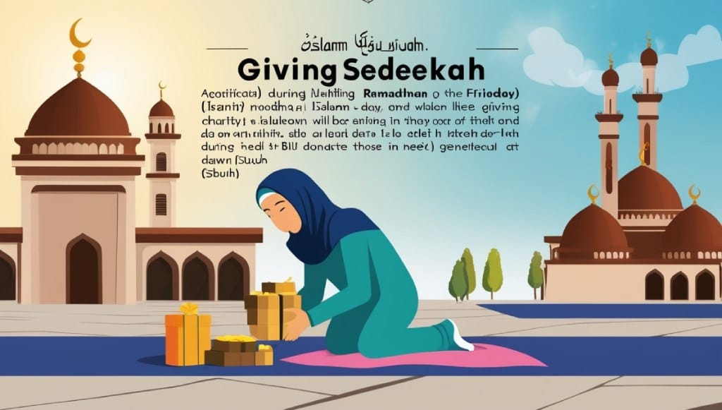 waktu terbaik untuk sedekah dalam Islam