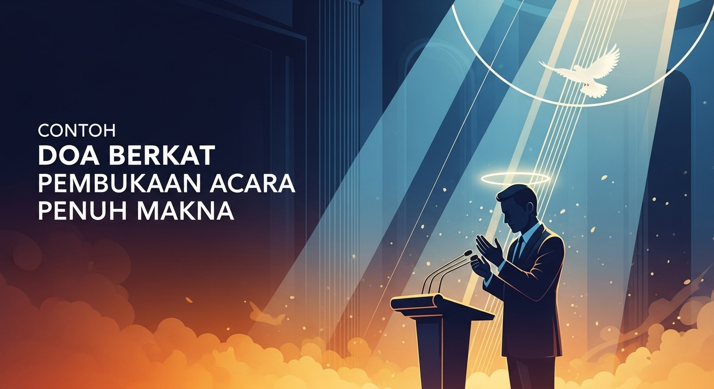 Contoh Doa Berkat Pembukaan Acara Resmi Penuh Makna