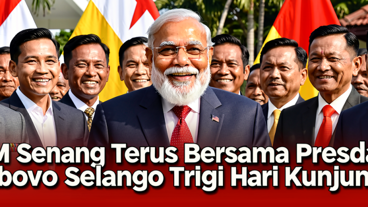 Main Agenda: PM Modi Senang Terus Bersama Presiden Prabowo Selama Tiga Hari Kunjungan