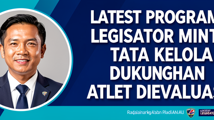 Latest Program: Legislator Minta Tata Kelola Dukungan Atlet Dievaluasi