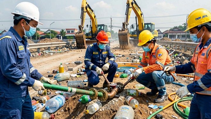 3 Pekerja Proyek PAM Jaya Meninggal Dunia Keracunan Gas