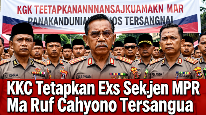 KPK Tetapkan Eks Sekjen MPR Ma ruf Cahyono Tersangka