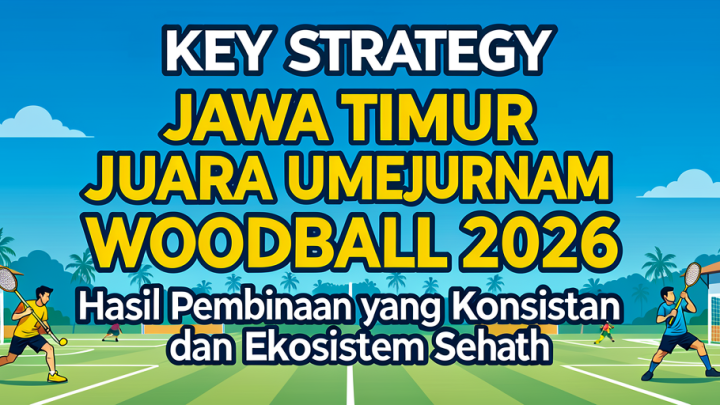 Key Strategy: Jawa Timur Juara Umum Kejurnas Woodball 2026, Hasil Pembinaan yang Konsisten dan Ekosistem Sehat