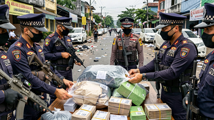 Barang Bukti Penggeledahan Kasus Korupsi dan TPPU Dapat Pengamanan Khusus dari Polisi