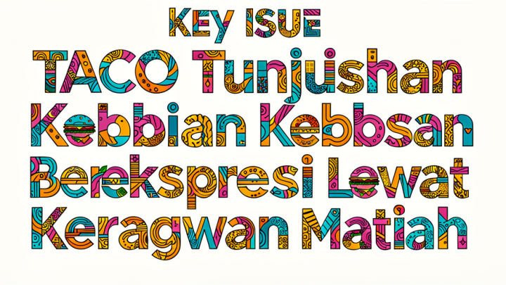 Key Issue: TACO Tunjukkan Kebebasan Berekspresi Lewat Keragaman Material