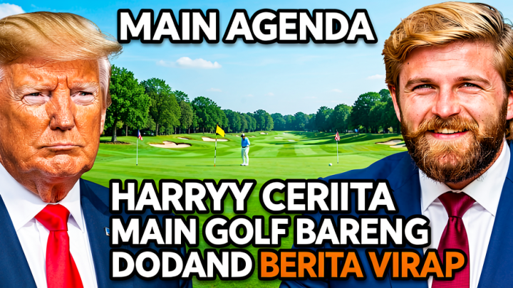 Main Agenda: Harry Kane Cerita Main Golf Bareng Donald Trump, Berita Viral