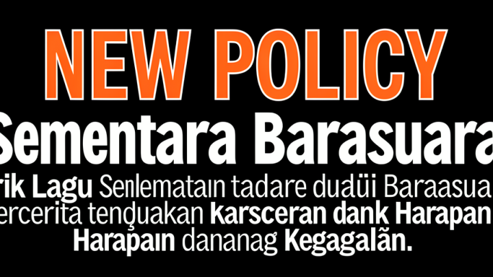 New Policy: Lirik Lagu  Sementara  dari Barasuara, Bercerita tentang Harapan dan Kegagalan