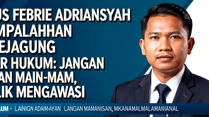 Kasus Febrie Adriansyah Dilimpahkan ke Kejagung – Pakar Hukum: Jangan Main-main, Publik Mengawasi