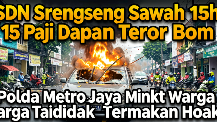 SDN Srengseng Sawah 15 Pagi Dapat Teror Bom – Polda Metro Jaya Minta Warga Tidak Termakan Hoaks