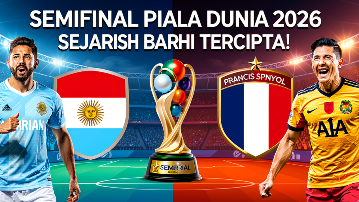 Topics Covered: Argentina vs Inggris dan Prancis vs Spanyol di Semifinal Piala Dunia 2026, Sejarah Baru Tercipta!