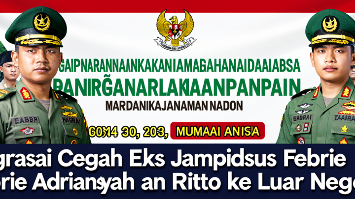 Imigrasi Cegah Eks Jampidsus Febrie Adriansyah dan Don Ritto ke Luar Negeri