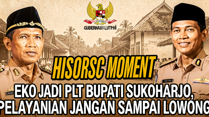 Historic Moment: Eko Jadi Plt Bupati Sukoharjo, Gubernur Luthfi: Pelayanan jangan Sampai Lowong