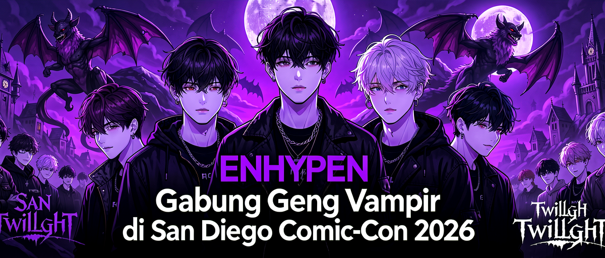 Key Discussion: ENHYPEN Gabung Geng Vampir  Twilight  di San Diego Comic-Con 2026