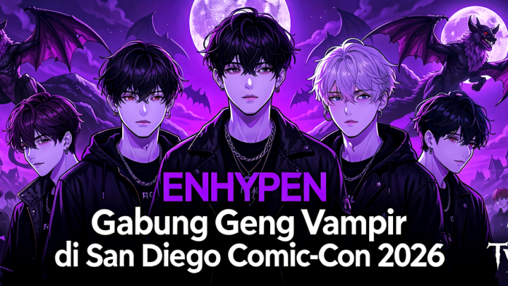 Key Discussion: ENHYPEN Gabung Geng Vampir  Twilight  di San Diego Comic-Con 2026