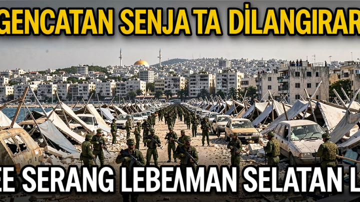 Historic Moment: Gencatan Senjata Dilanggar, Israel Serang Lebanon Selatan Lagi!