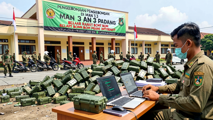 Pelaku Pengeboman di MAN 3 Padang Belajar Rakit Bom dari Internet