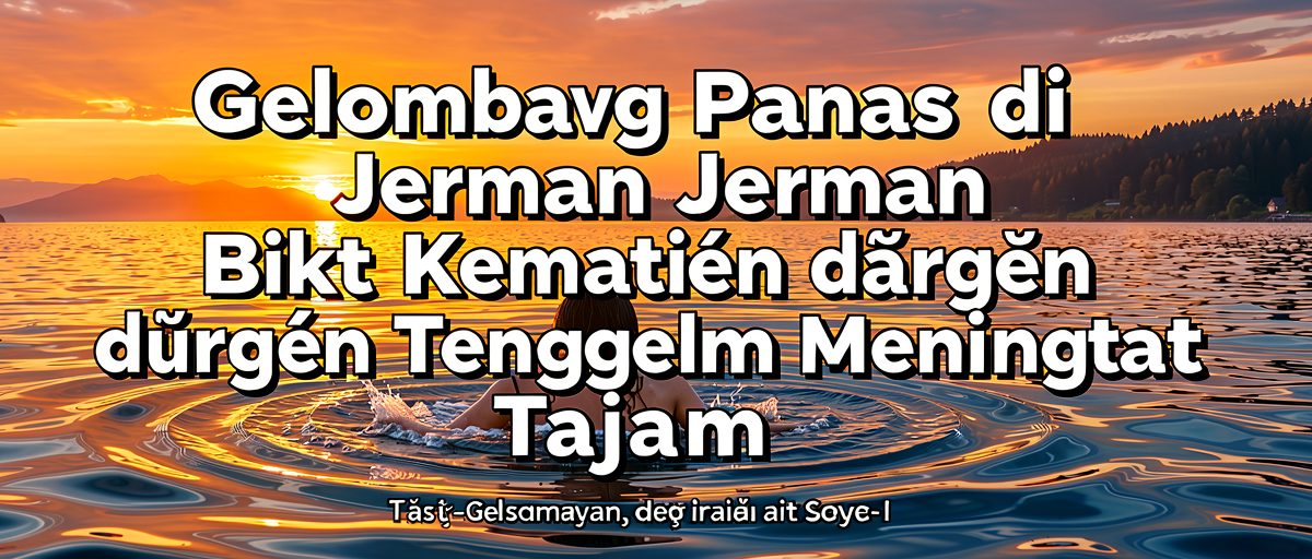 Gelombang Panas di Jerman Bikin Kematian karena Tenggelam Meningkat Tajam