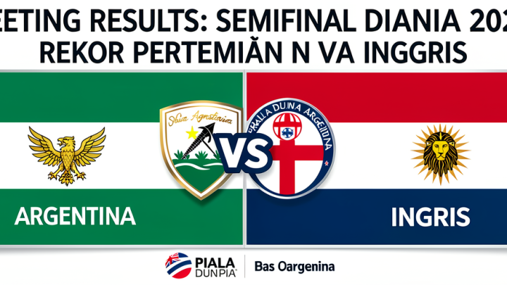 Meeting Results: Semifinal Piala Dunia 2026: Rekor Pertemuan Argentina vs Inggris