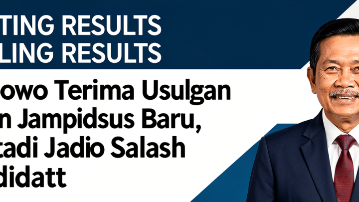 Meeting Results: Prabowo Terima Usulan Calon Jampidsus Baru, Kuntadi Jadi Salah Satu Kandidat