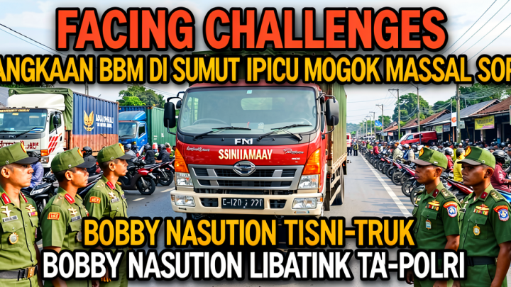Facing Challenges: Kelangkaan BBM di Sumut Dipicu Mogok Massal Sopir Truk, Bobby Nasution Libatkan TNI-Polri